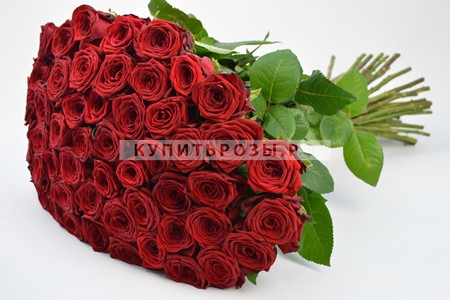 Букет роз 51 Красная роза купить в Москве недорого
